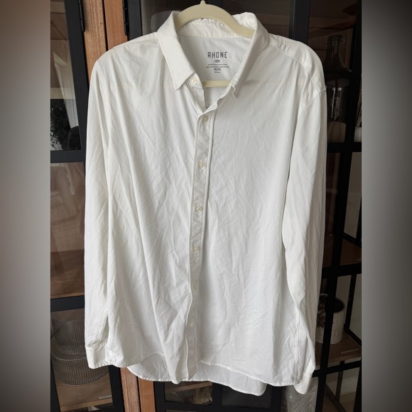 RHONE Commuter Performance Stretch Long Sleeve Woven Shirt collar button down - Picture 2 of 6